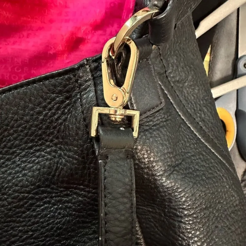 Kate Spade New York Highland Place Maria Leather Crossbody, Black